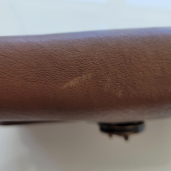 Christian Daniel | Brown Leather Large Clutch - Picture 9 of 11